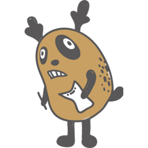 動畫鹿 (像馬鈴薯的馴鹿)