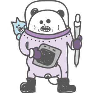 電繪熊 (快升天的熊貓)